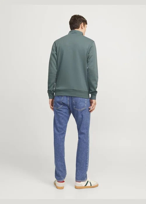 JJ Rebel Blue Half Zip Sweatshirt - Small Image 2