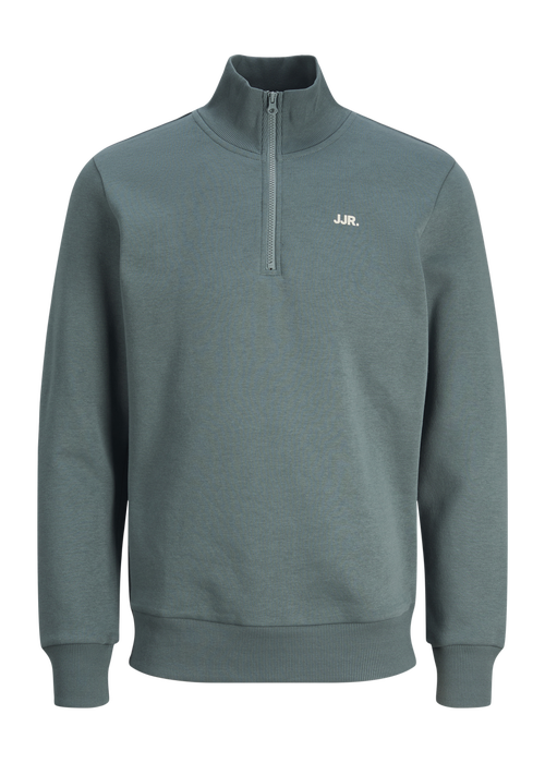 JJ Rebel Blue Half Zip Sweatshirt - Small Image 7