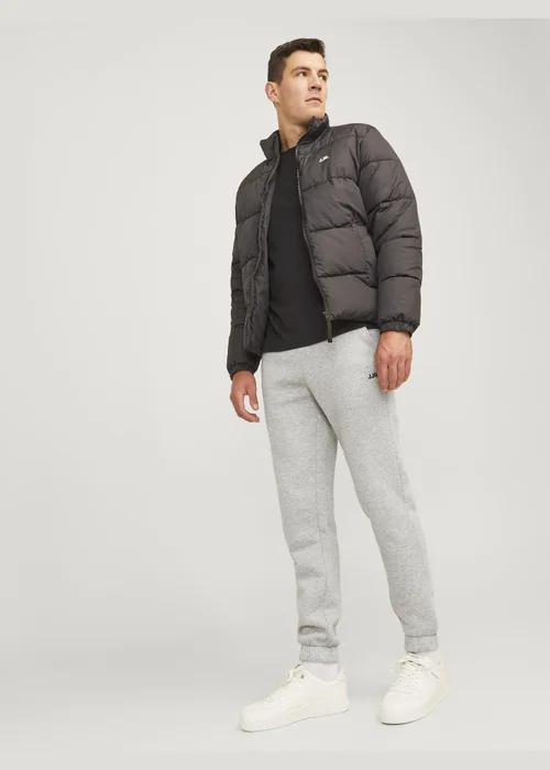 JJ Rebel Grey Logo Jogging Bottoms - S Image 1