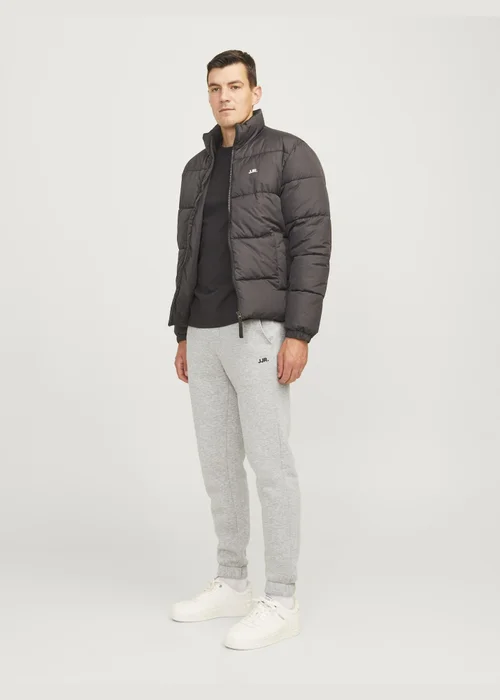 JJ Rebel Grey Logo Jogging Bottoms - S Image 8