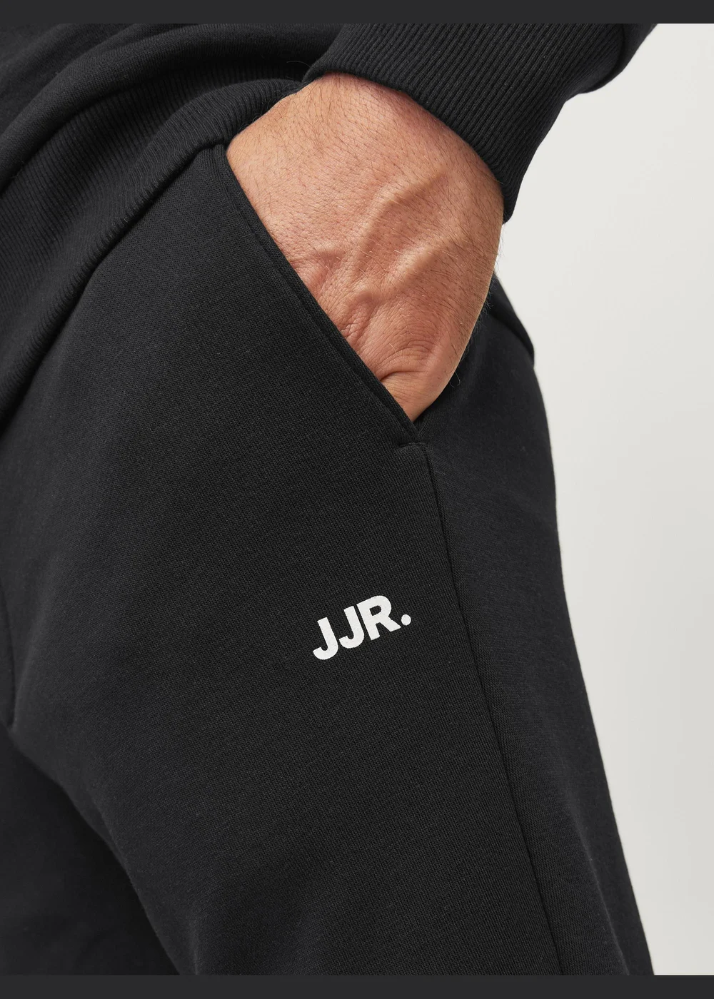 JJ Rebel Black Logo Jogging Bottoms - S Image 7