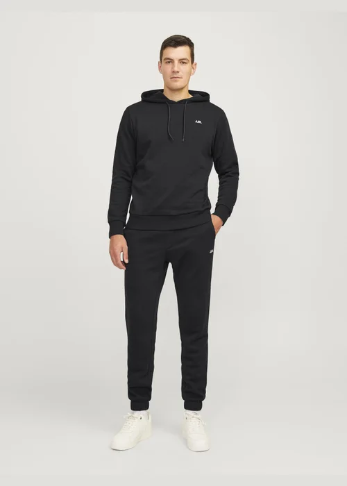 JJ Rebel Black Logo Jogging Bottoms - S Image 3
