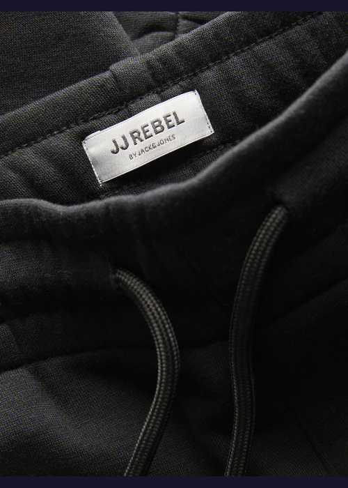 JJ Rebel Black Logo Jogging Bottoms - S Image 5