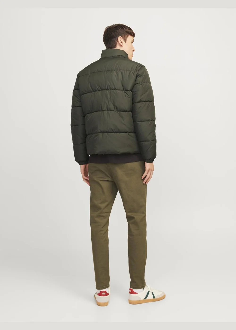 JJ Rebel Green Padded Puffer Coat - Small Image 2
