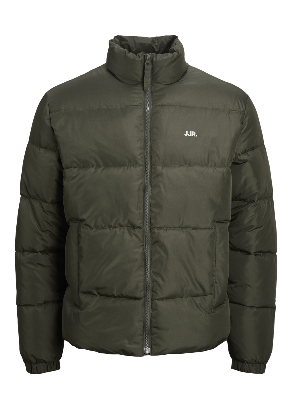 JJ Rebel Green Padded Puffer Coat - Small Image 8