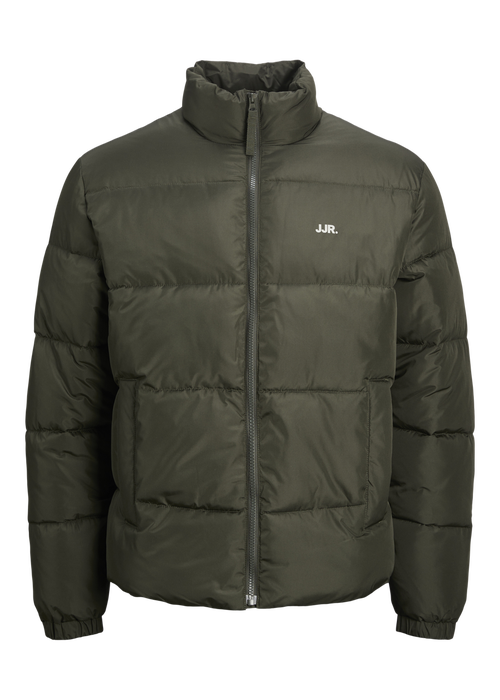 JJ Rebel Green Padded Puffer Coat - Small Image 8