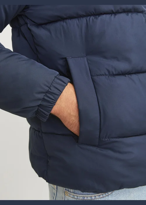 JJ Rebel Navy Padded Puffer Coat - S Image 5