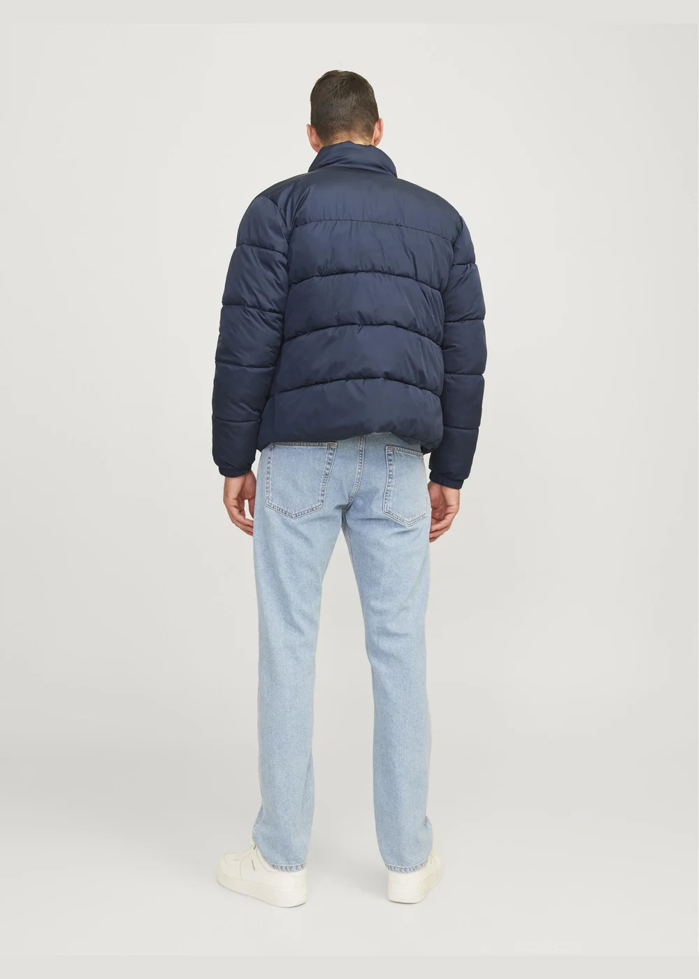 JJ Rebel Navy Padded Puffer Coat - S Image 2