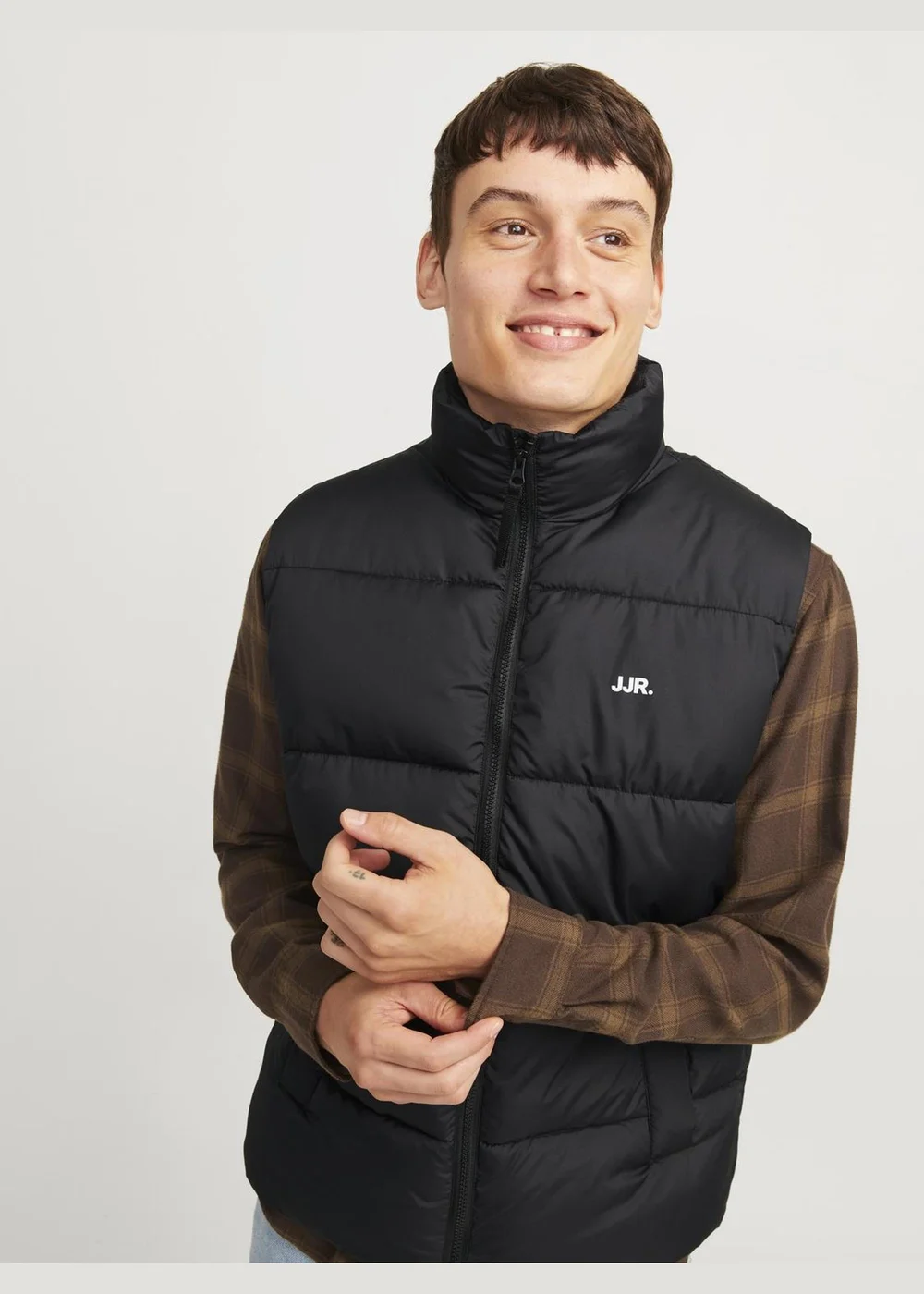 JJ Rebel Black Padded Gilet - S Image 3
