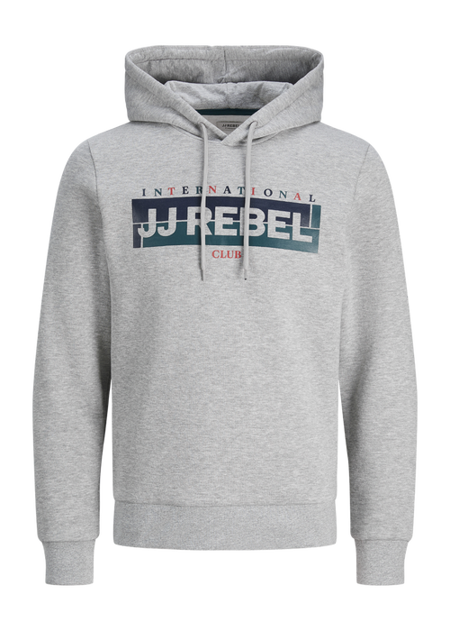 JJ Rebel Grey Nathan Hoodie - S Image 1