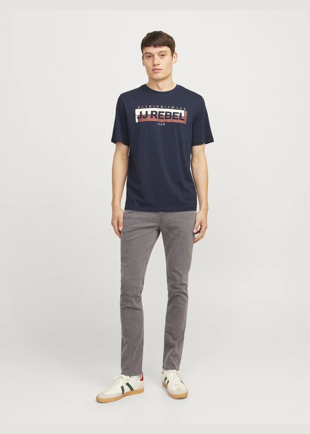 JJ Rebel Navy Nathan T-Shirt - S Image 1