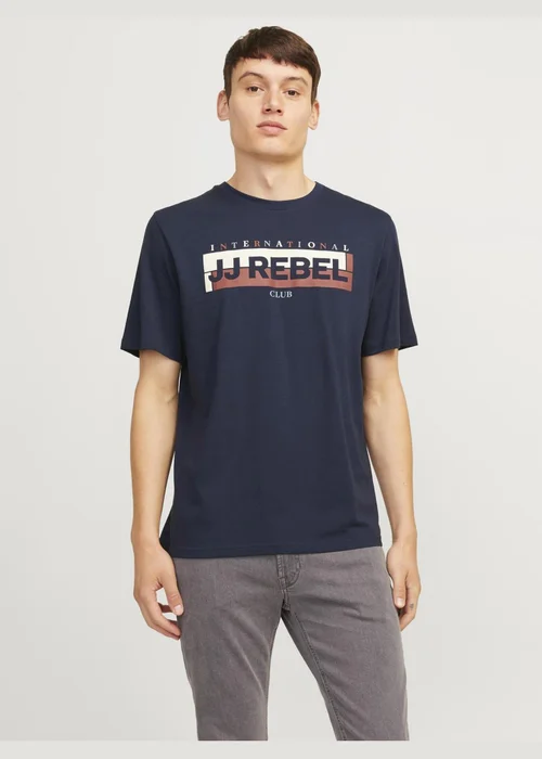 JJ Rebel Navy Nathan T-Shirt - S Image 3