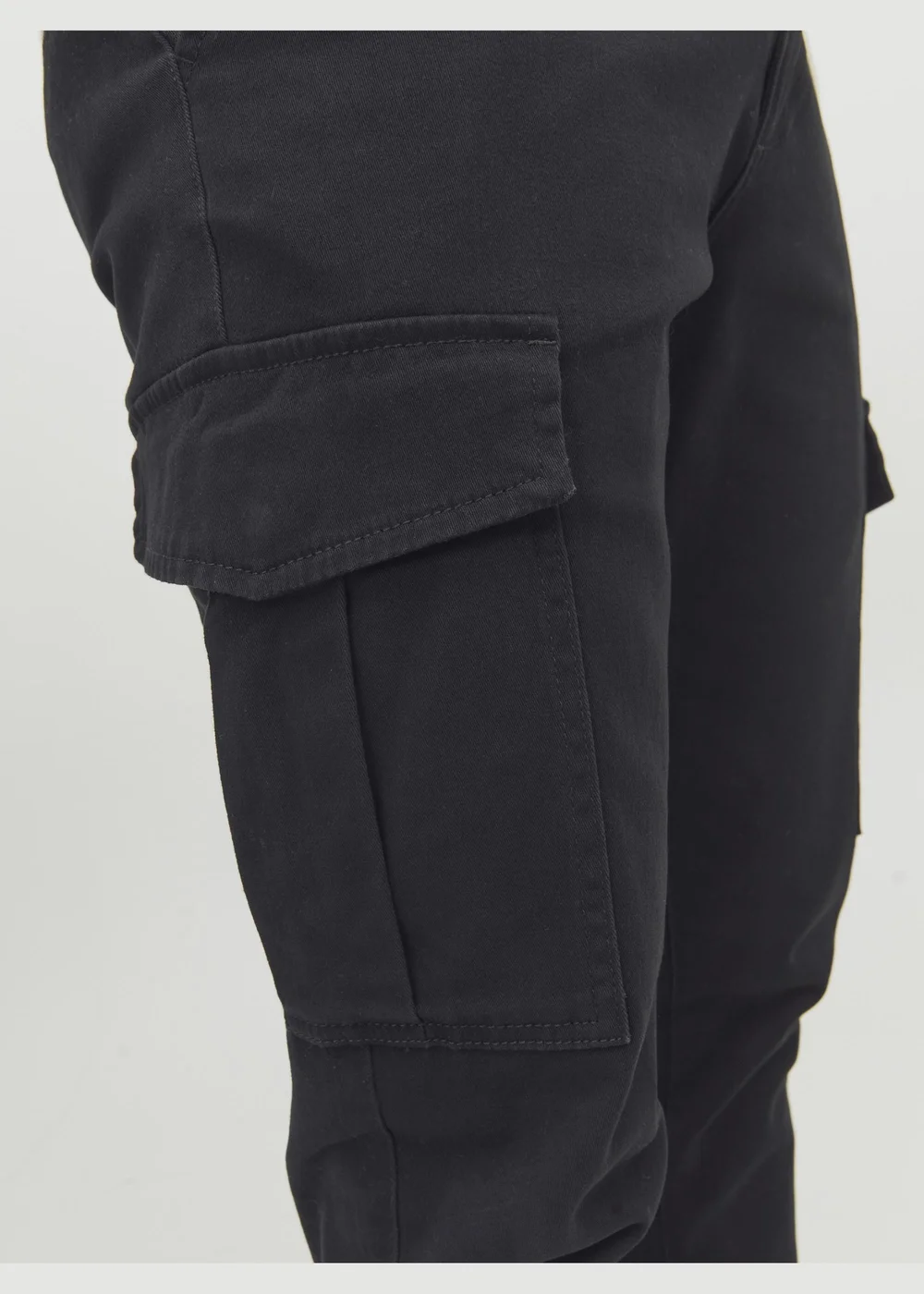 JJ Rebel Black Michael Cargo Trousers - 28 Image 5