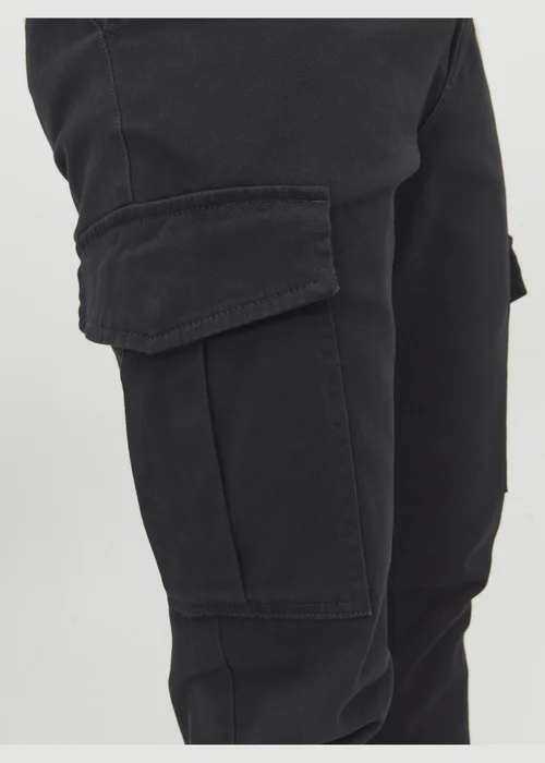 JJ Rebel Black Michael Cargo Trousers - 28 Image 5