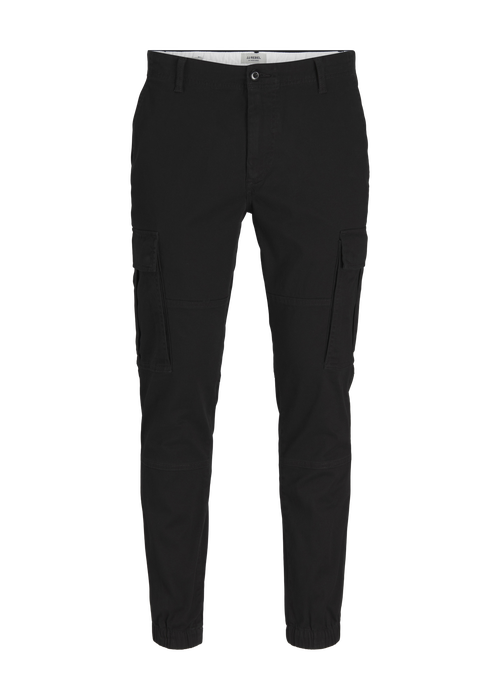JJ Rebel Black Michael Cargo Trousers - 28 Image 8