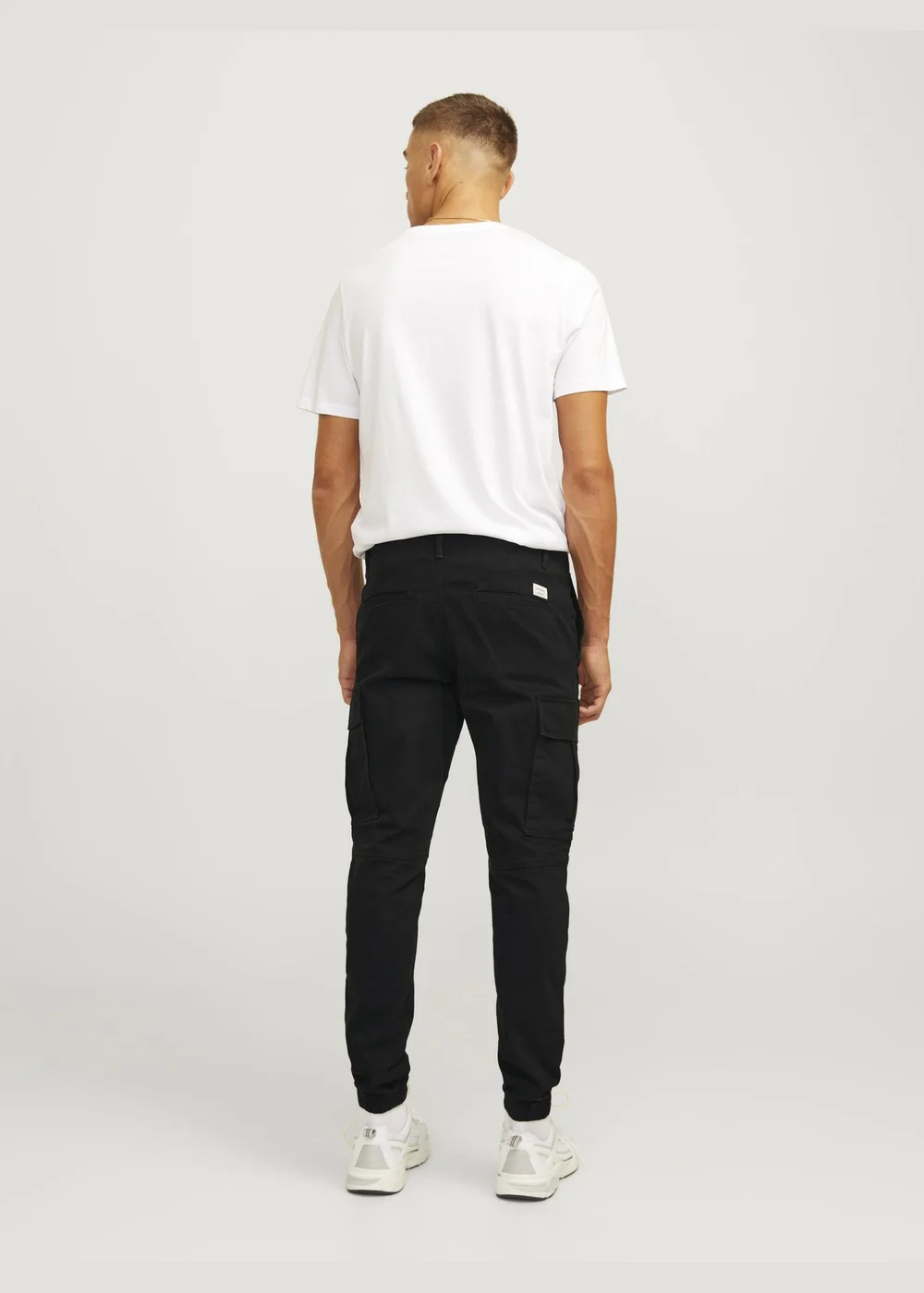 JJ Rebel Black Michael Cargo Trousers - 28 Image 2