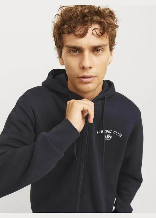JJ Rebel Black Zip Up Hoodie - S Image 3