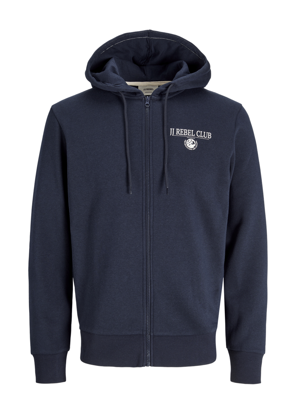 JJ Rebel Navy Zip Up Hoodie - S Image 1