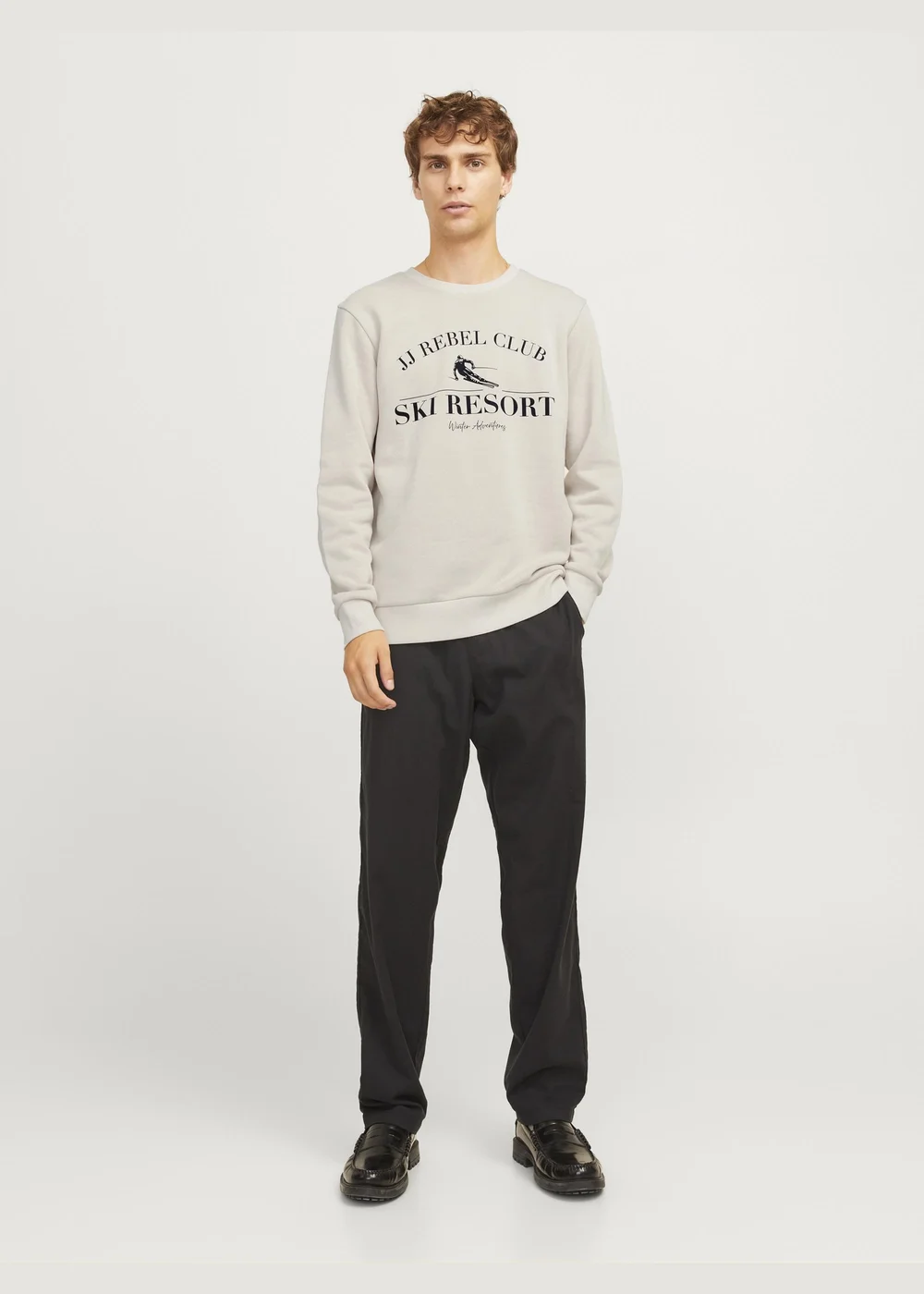 JJ Rebel Cream Club Sweatshirt - Small Image 3