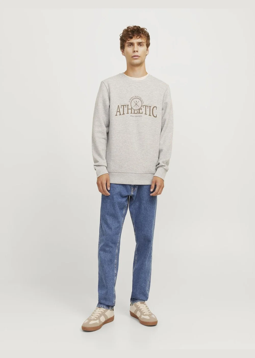 JJ Rebel Grey Athletic Sweatshirt - Small Image 3
