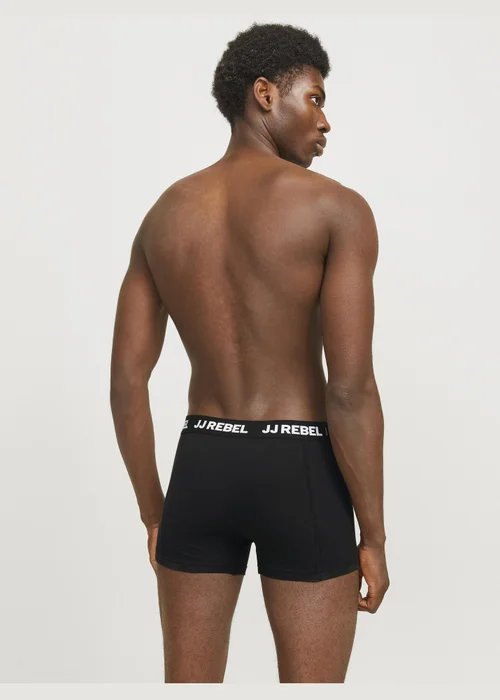 JJ Rebel 3 Pack Black Boxers - Small Image 2