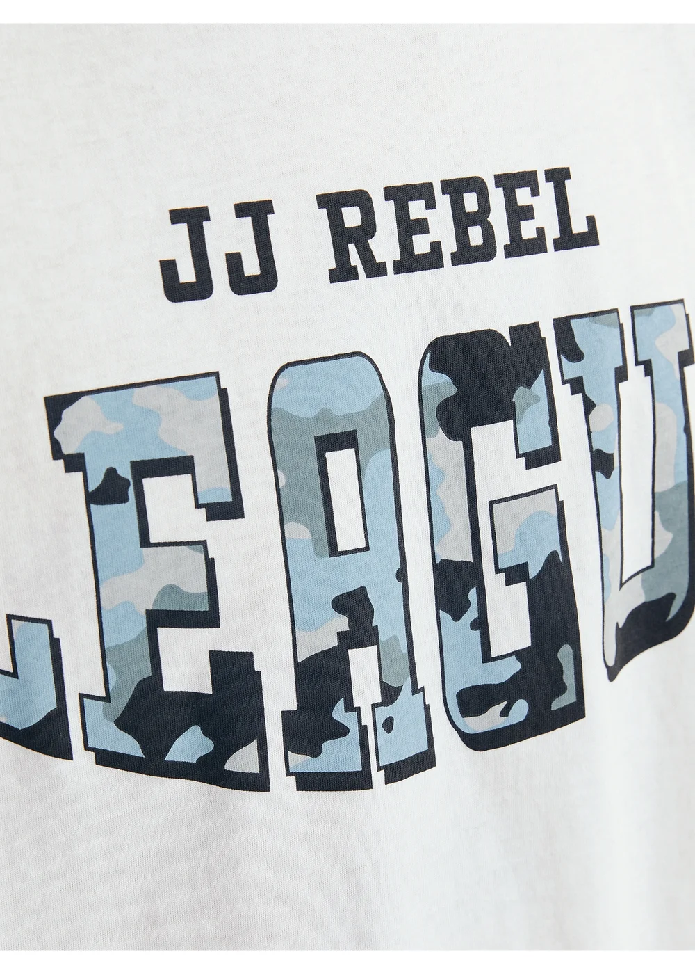 JJ Rebel White League T-Shirt - S Image 5