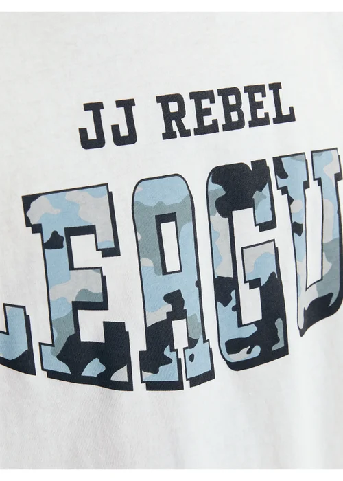 JJ Rebel White League T-Shirt - S Image 5