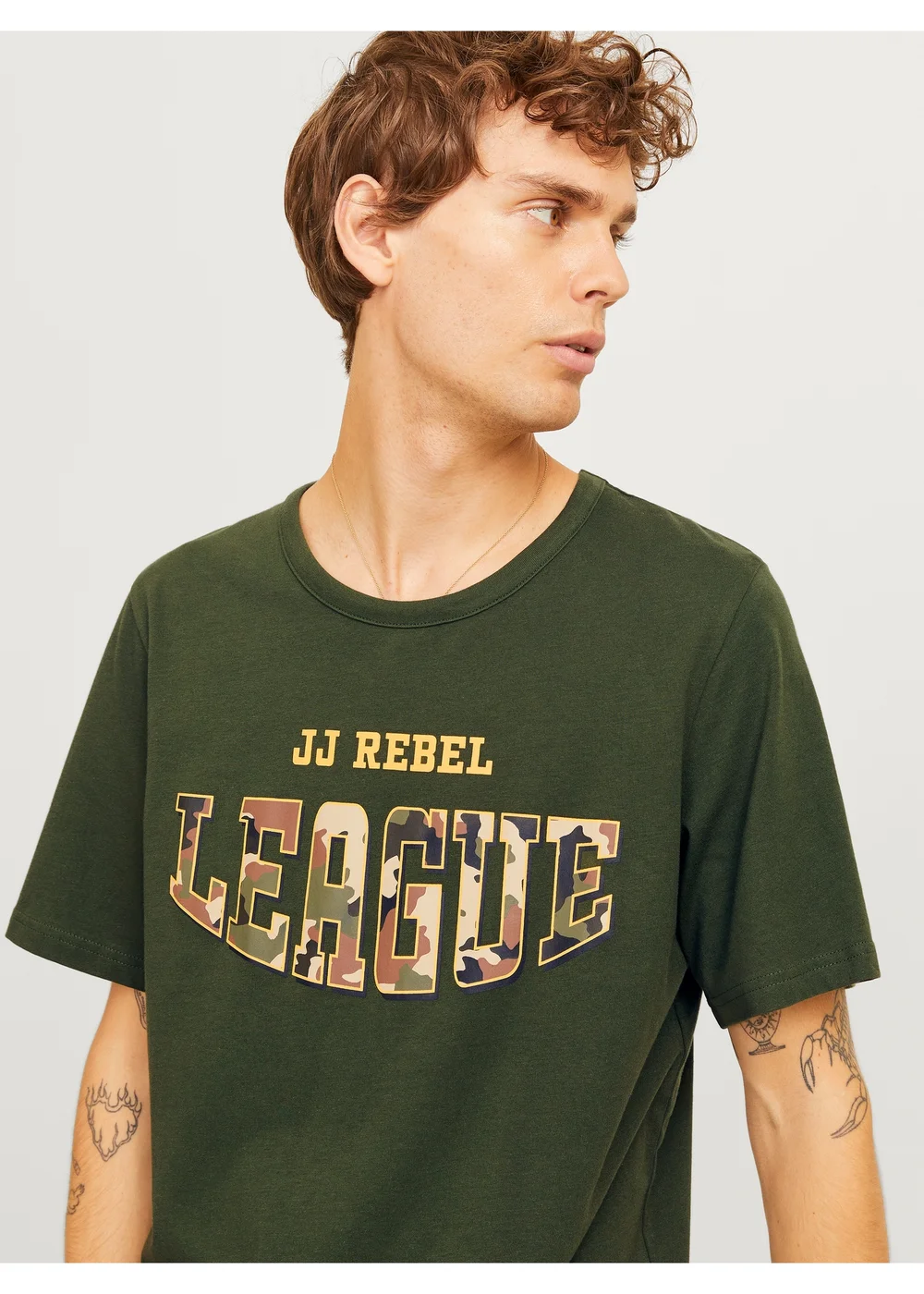 JJ Rebel Green League T-Shirt - L Image 4