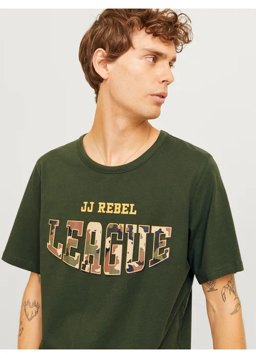 JJ Rebel Green League T-Shirt - L Image 4