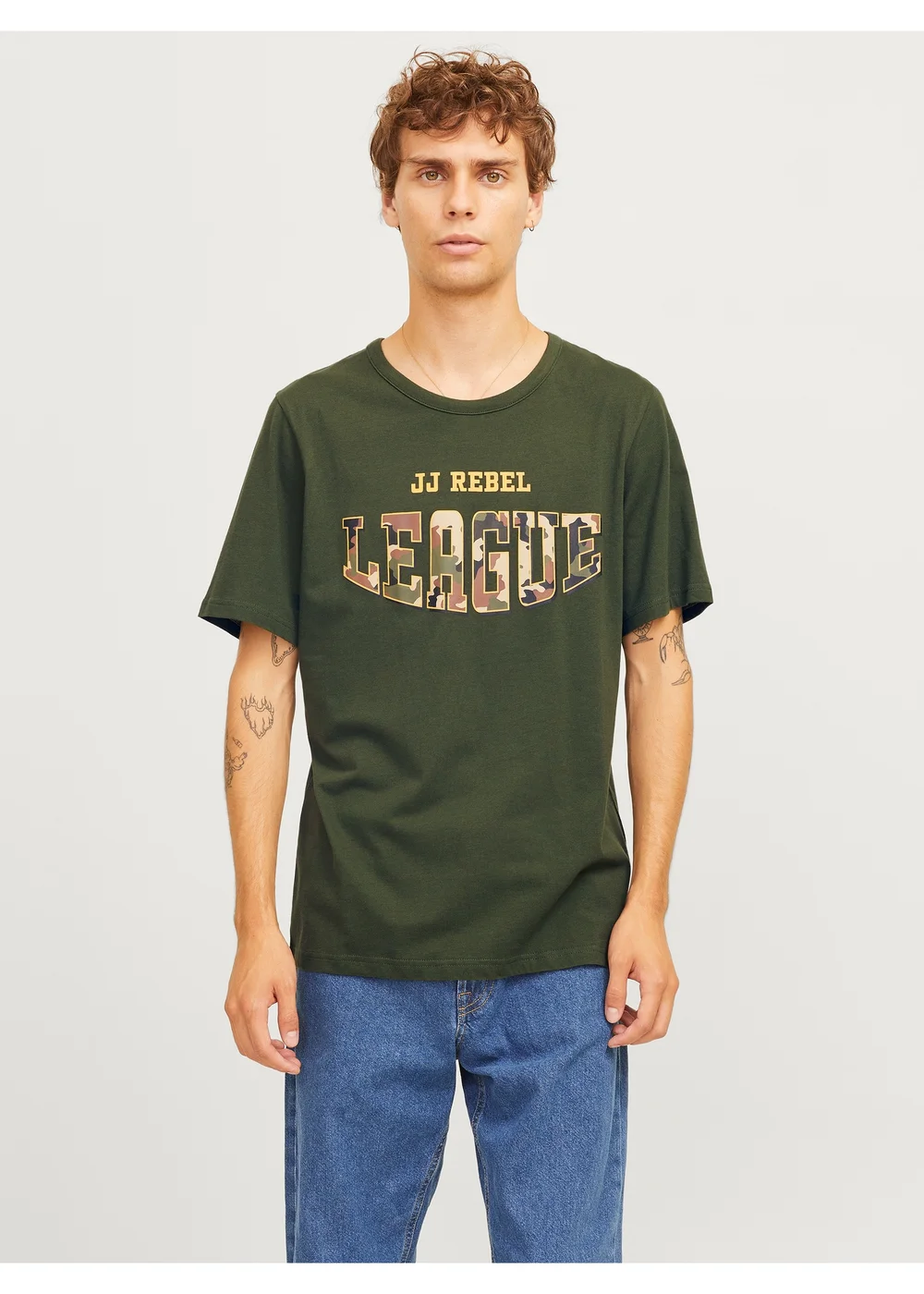 JJ Rebel Green League T-Shirt - L Image 3