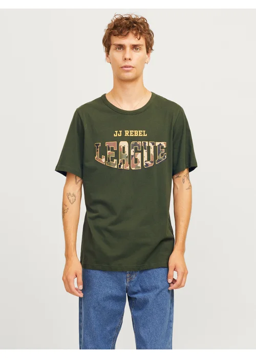 JJ Rebel Green League T-Shirt - L Image 3