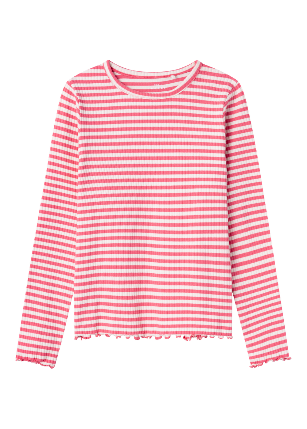 Name It Kids Pink Striped T-Shirt (6-12yrs) - 6 Years Image 5