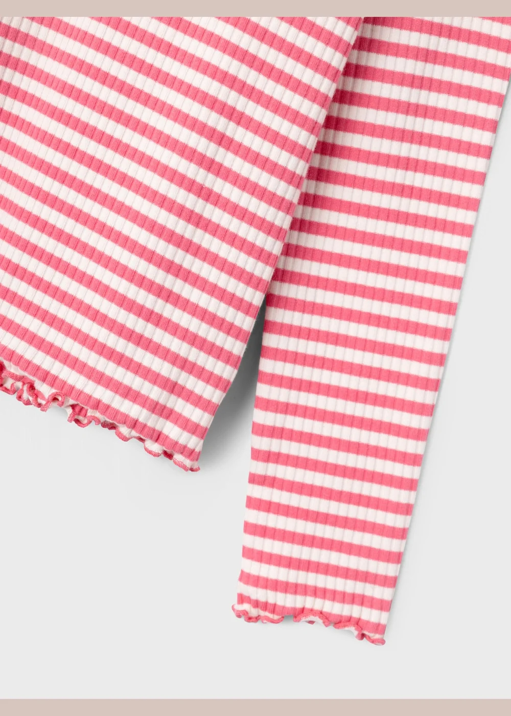 Name It Kids Pink Striped T-Shirt (6-12yrs) - 6 Years Image 3