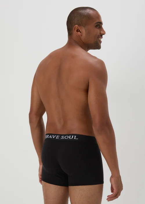 Brave Soul 2 Pack Black Boxers - S Image 3