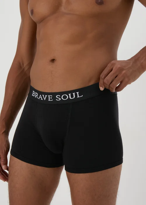 Brave Soul 2 Pack Black Boxers - S Image 2