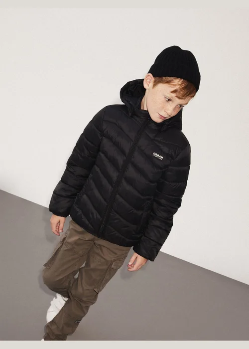 Name It Kids Black Coat (6-12yrs) - 6 Yrs Image 4