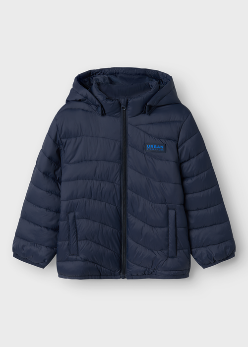 Name It Kids Navy Padded Coat (9mths-5yrs) - 1-1.5 Yrs Image 1