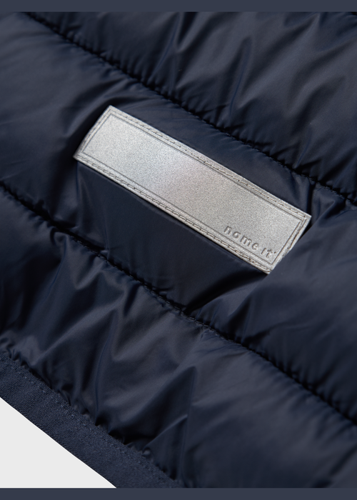 Name It Kids Navy Padded Coat (9mths-5yrs) - 1-1.5 Yrs Image 4