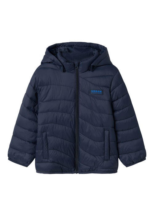 Name It Kids Navy Padded Coat (9mths-5yrs) - 1-1.5 Yrs Image 5