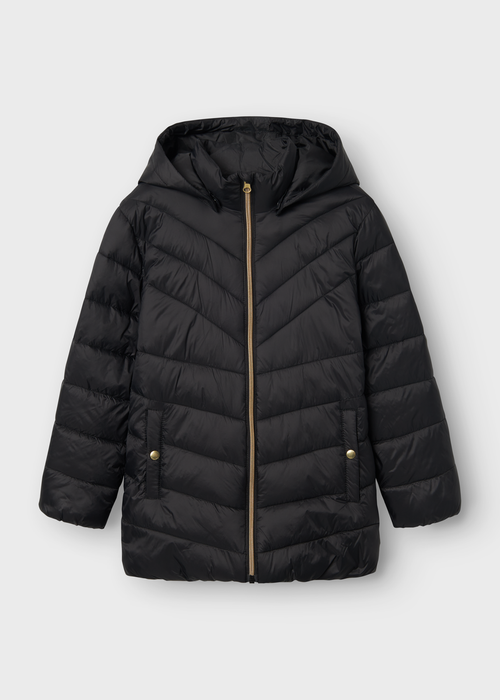 Name It Kids Black Padded Coat (6-12yrs) - 6 Yrs Image 2