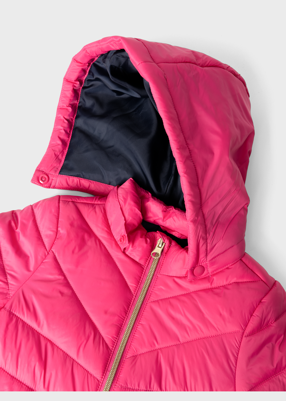 Name It Kids Pink Padded Coat (9mths-5yrs) - 9-12M Image 3
