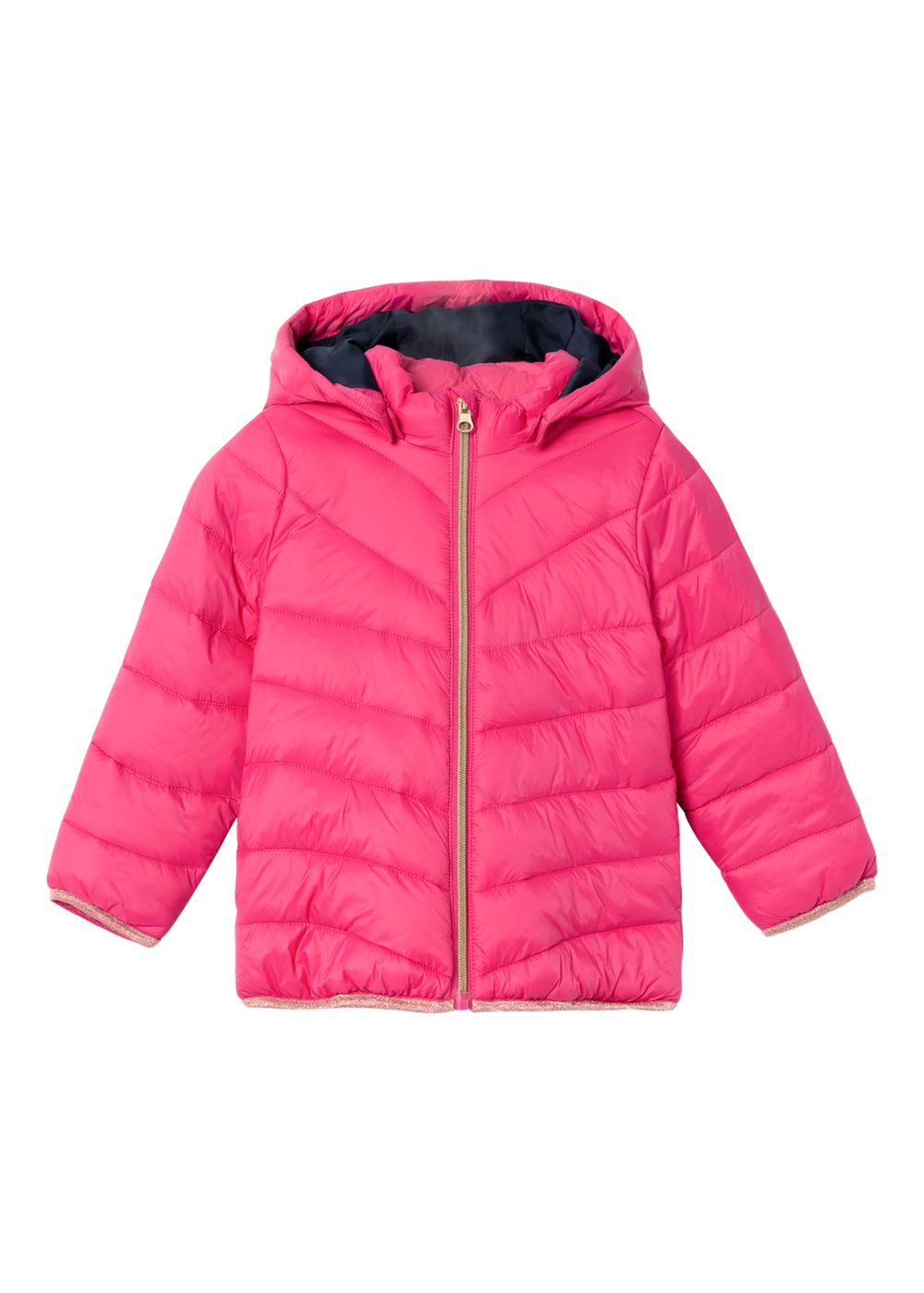 Name It Kids Pink Padded Coat (9mths-5yrs) - 9-12M Image 6