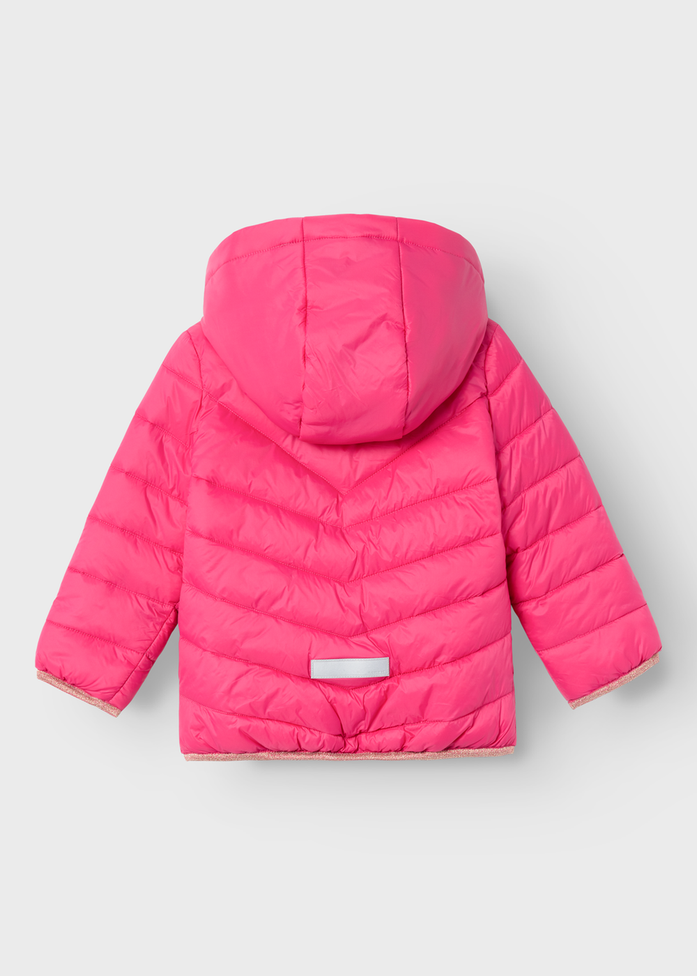 Name It Kids Pink Padded Coat (9mths-5yrs) - 9-12M Image 2