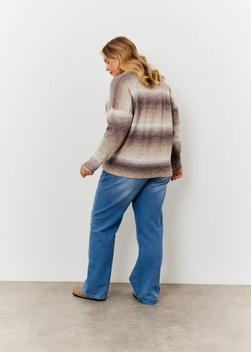 In The Style Jess Millichamp Natural Longline Jumper - 10-12 Image 5