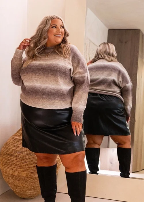 In The Style Jess Millichamp Natural Longline Jumper - 10-12 Image 1