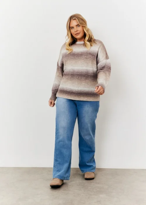 In The Style Jess Millichamp Natural Longline Jumper - 10-12 Image 4