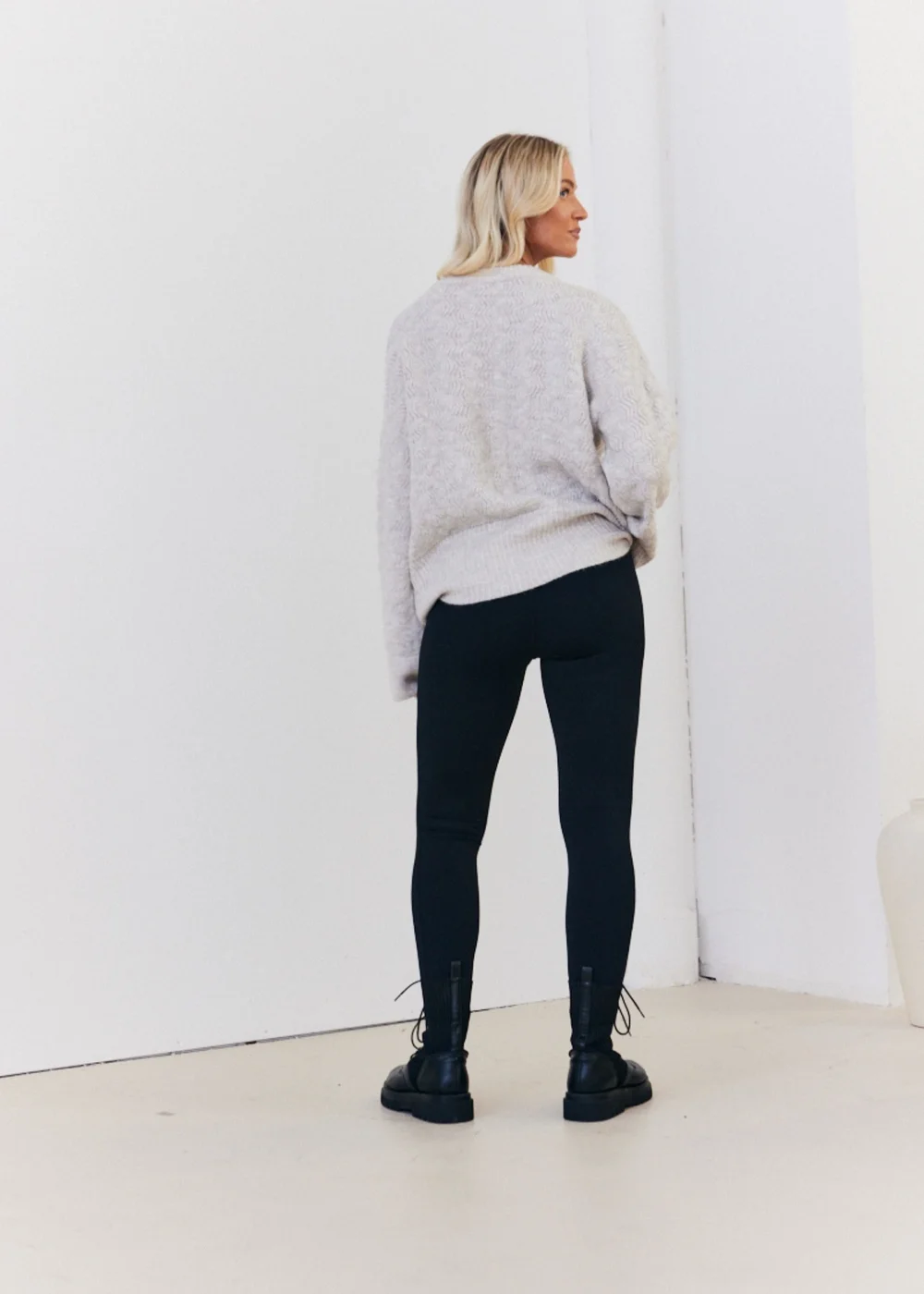 In The Style Stacey Solomon Oatmeal Knitted Jumper - 06-08 Image 7
