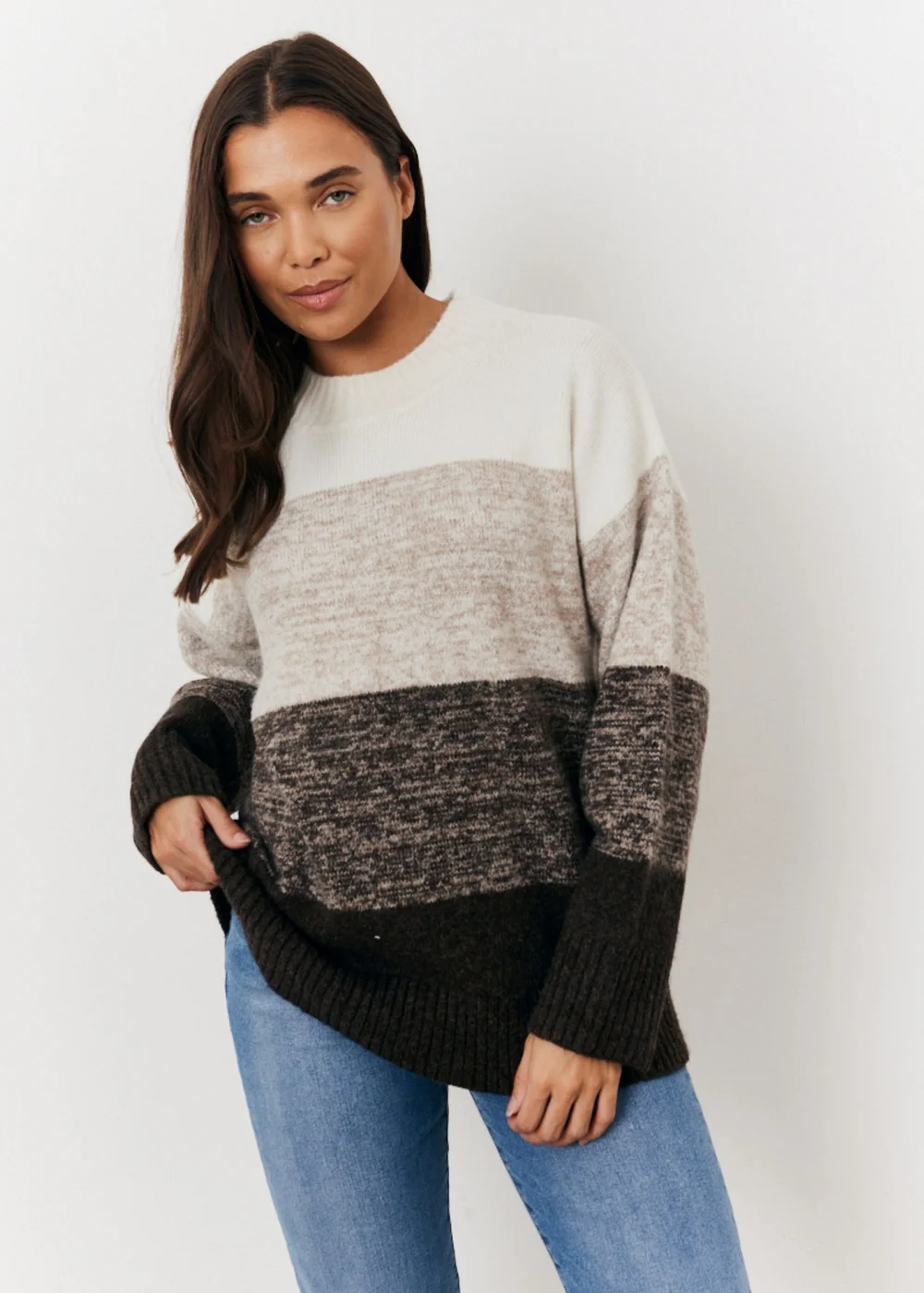 In The Style Stacey Solomon Tonal Crew Neck Jumper - 06-08 Image 2