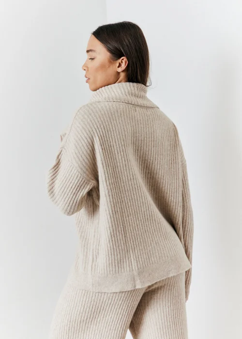 In The Style Camel 1/4 Zip Knit Jumper - 22-24 Image 2