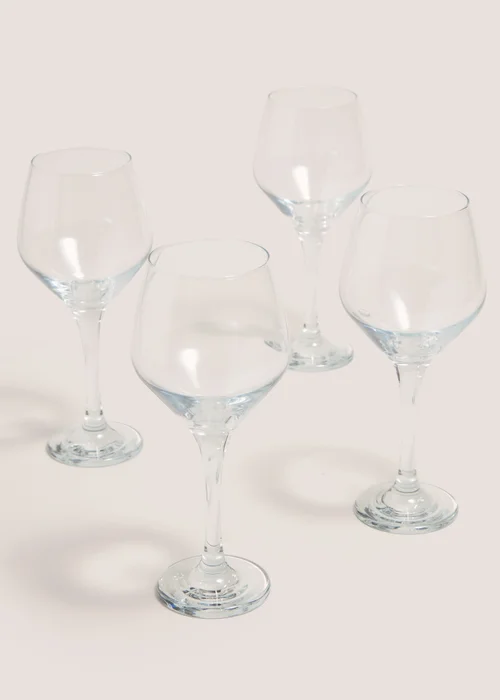 4 Pack Allegra Wine Glasses Image 1